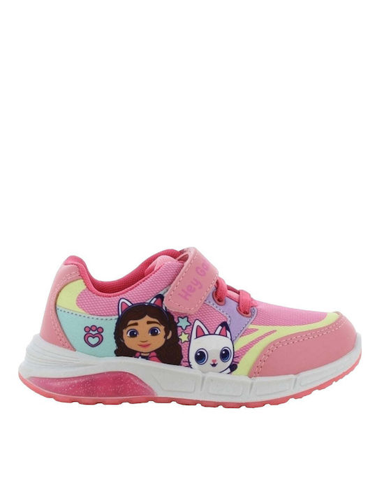 Dreamworks Kinder-Sneaker Anatomisch mit Klettverschluss & Lichtern Rosa