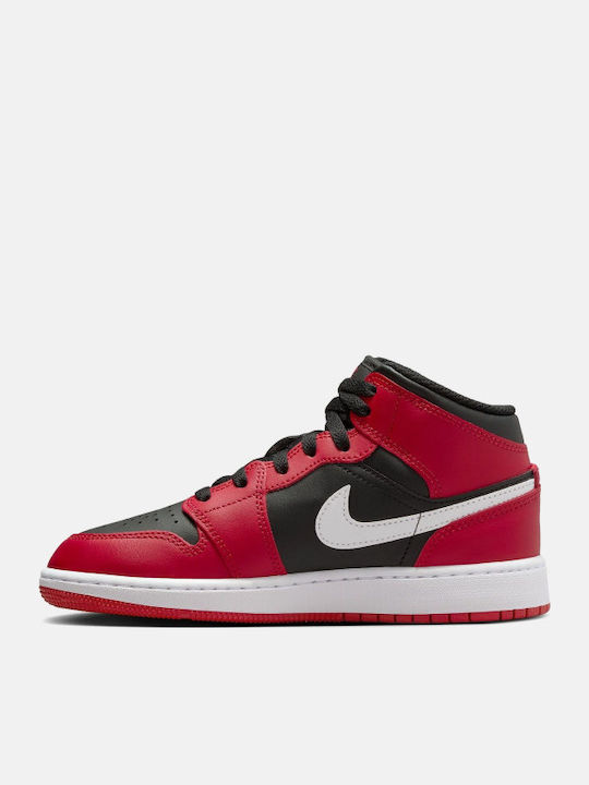 Air  1 Kids Sneakers High Red