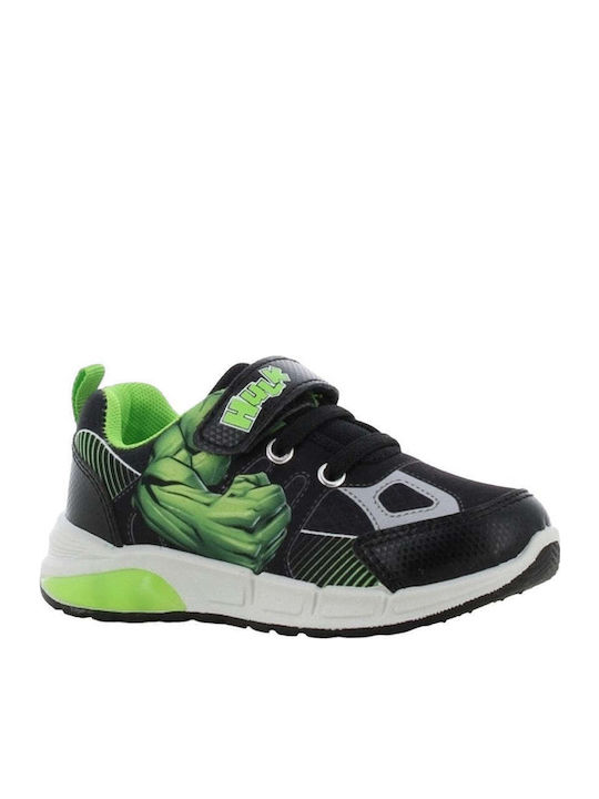 Kids Sneakers Anatomic with Scratch & Lights Black