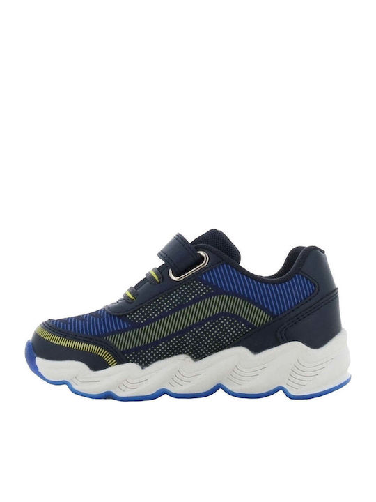 Kids Sneakers Anatomic with Scratch & Lights Blue