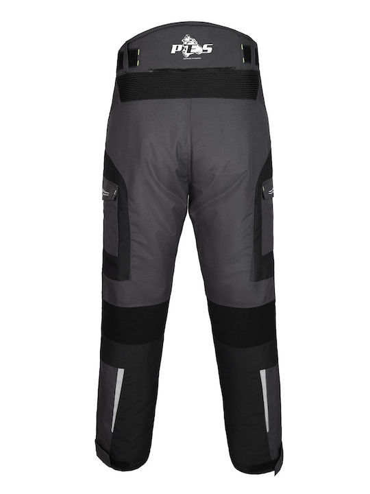 Ανδρικό Παντελόνι Μηχανής Cordura 4 Εποχών Αδιάβροχο Μαύρο