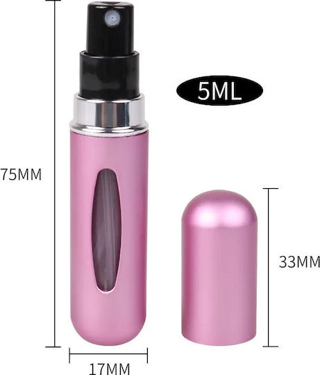 Μπουκαλάκι Ταξιδίου Άρωμα 5ml Ροζ