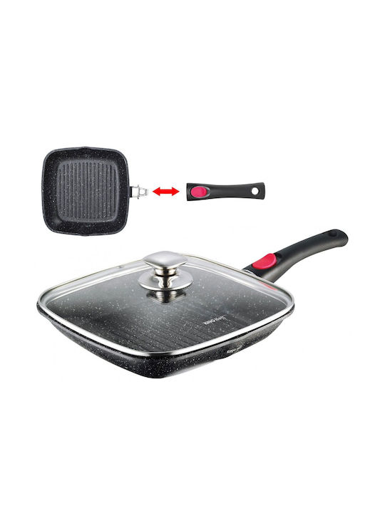 KING Hoff Grătar Capotă din Aluminiu cu Strat de Piatră 28cm