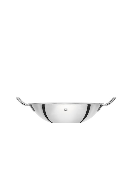 Zwilling J.A. Henckels Plus Wok Mit Deckel aus Edelstahl 32cm