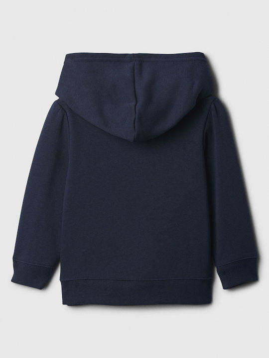 GAP Kids Sweatshirt with Hood and Pocket Blue Logo