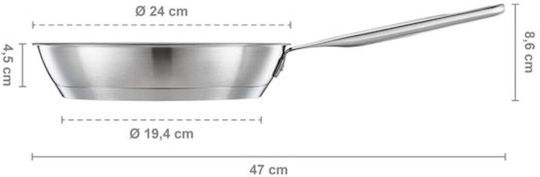 Fiskars Pan aus Aluminium mit Antihaftbeschichtung 24cm