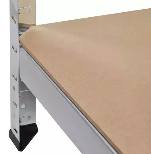 Malatec Рафтове Дексион Галванизирано 90x40x180см с 5 Бройки Рафтове Обща Товароносимост 875кг