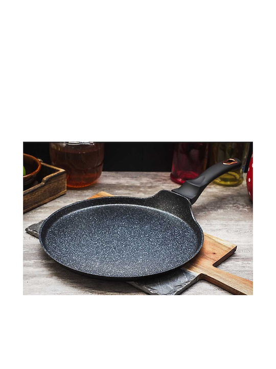 Berlinger Haus Black Rose Collection Crepe Maker made of Aluminum with Stone Coating 28cm