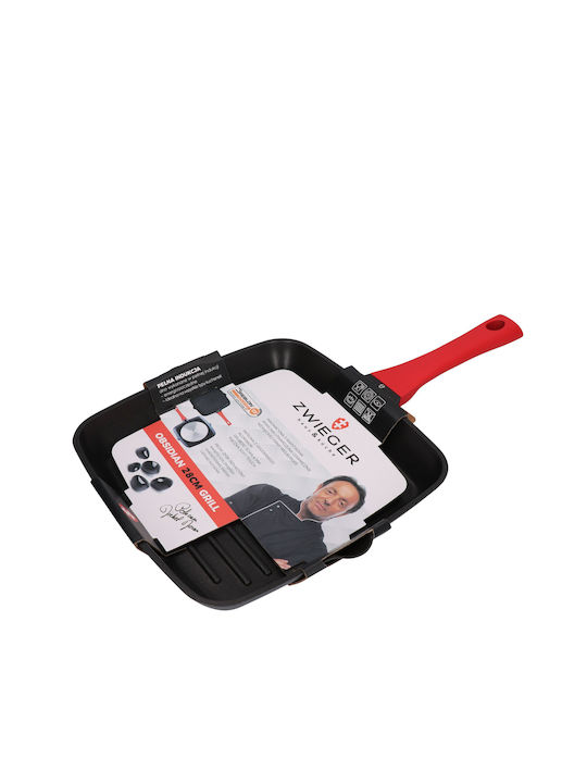 Zwieger Grătar din Aluminiu Turnat cu Strat Antiaderent 28cm