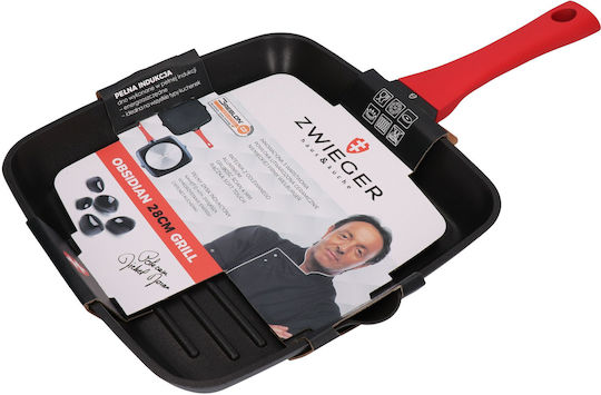 Zwieger 28cm Grătar din Aluminiu Turnat cu Strat Antiaderent