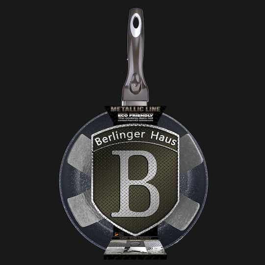 Berlinger Haus Metallic Line Grey Edition Тиган от Алуминий с Каменно Покритие Събиране на въглерод 30см