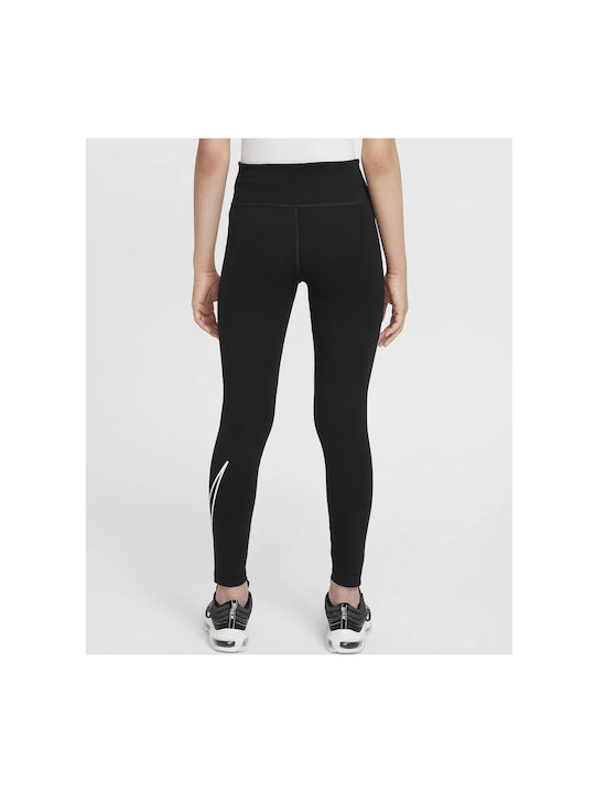 Nike Leggings pentru Copii Lung Black Sportswear