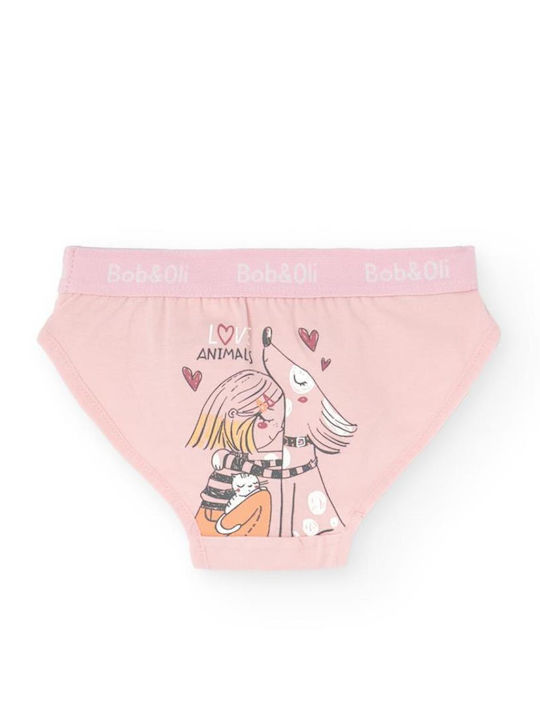 Boboli Σετ Παιδικά Βρακάκια Pink 3τμχ