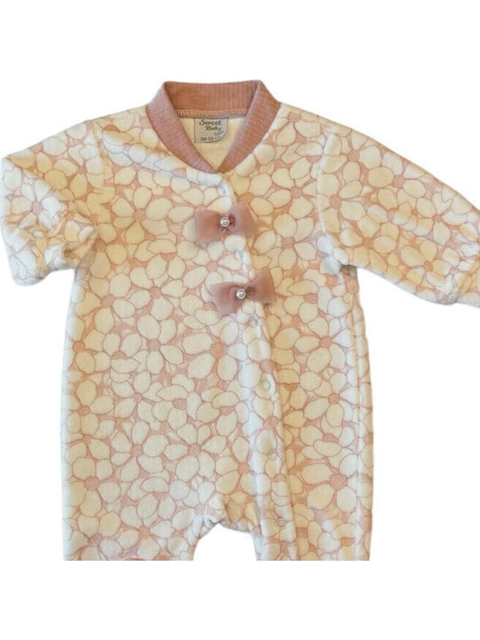 Sweet Baby Детско Бодито Екру-Розово
