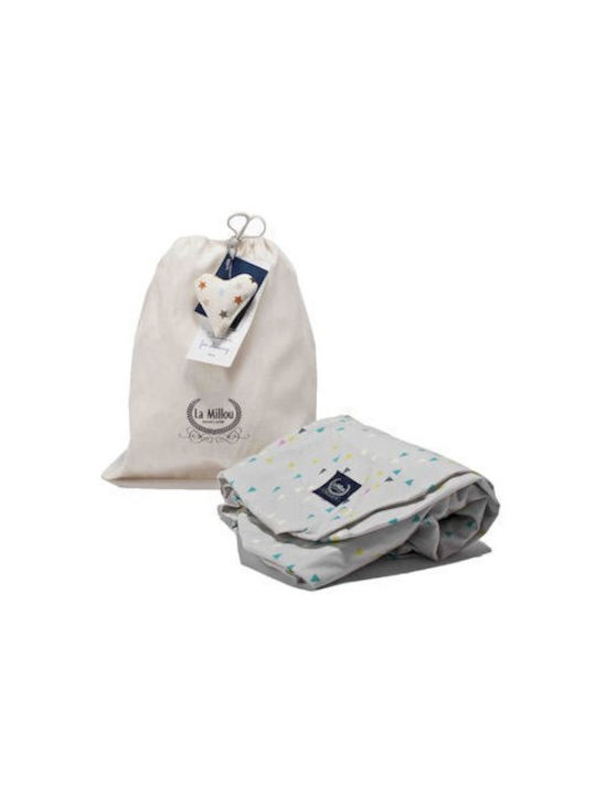La Millou Fitted Baby Sheets Fly Me Sky 70x140cm