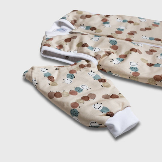 Tender Winter Sleeping Bag with Feet Classic 2.5 Tog Beige with Detachable Sleeves