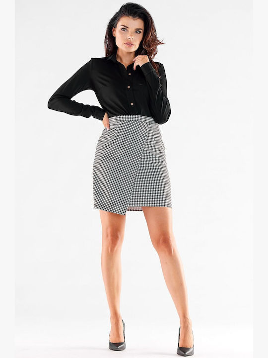 Awama Mini Skirt in Black color