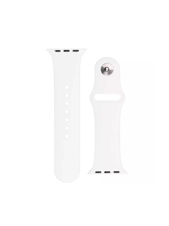 Hurtel APS Каишка Силикон Бял (Apple Watch 44/45/46mm/Ultra 49mm)