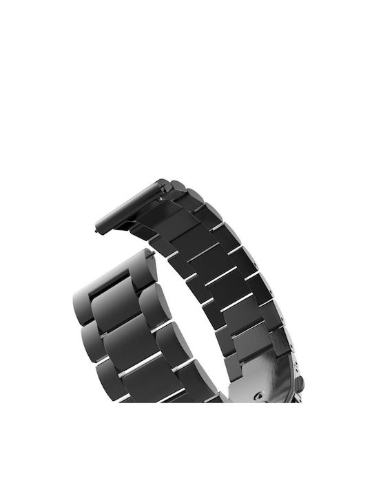Techsuit Каишка Неръждаема стомана Черен (Huawei Watch GT 4 (41мм)/W1/Honor Watch S1/Garmin Venu 2S/Vivoactive 4S)