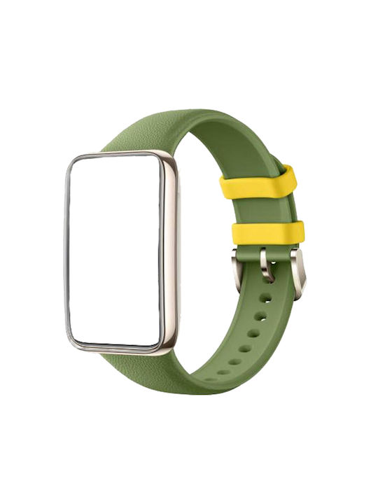 Xiaomi Λουράκι Δερμάτινο Πράσινο (Xiaomi Smart Band 7 Pro)