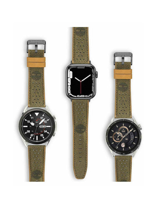 Timberland Daintree Armband Leder Khaki (Universal 22mm) TDOUL0000602