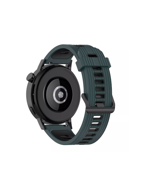 Techsuit Watchband W002 Armband Silikon Grün (Samsung Galaxy Watch (46mm) / Watch 3 / Gear S3, Huawei Watch GT / GT 2 / GT 2e / GT 2 Pro / GT 3 (46mm)) KF239529