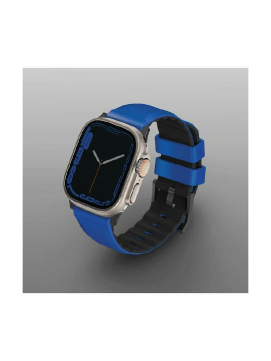 Uniq Linus Strap Silicone Blue (Apple Watch 44/45/46mm/Ultra 49mm)