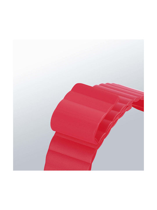 Dux Ducis Magnetic Λουράκι Μεταλλικό Κόκκινο (Apple Watch 38/40/41mm)