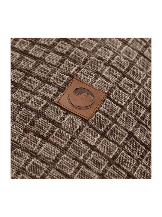 Borea Solana Three-Seater Sofa Throw Chenille 180x300cm Brown