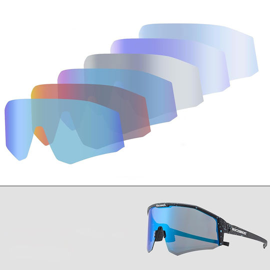 Rockbros Cycling Glasses with Black Frame & Polarized Lenses