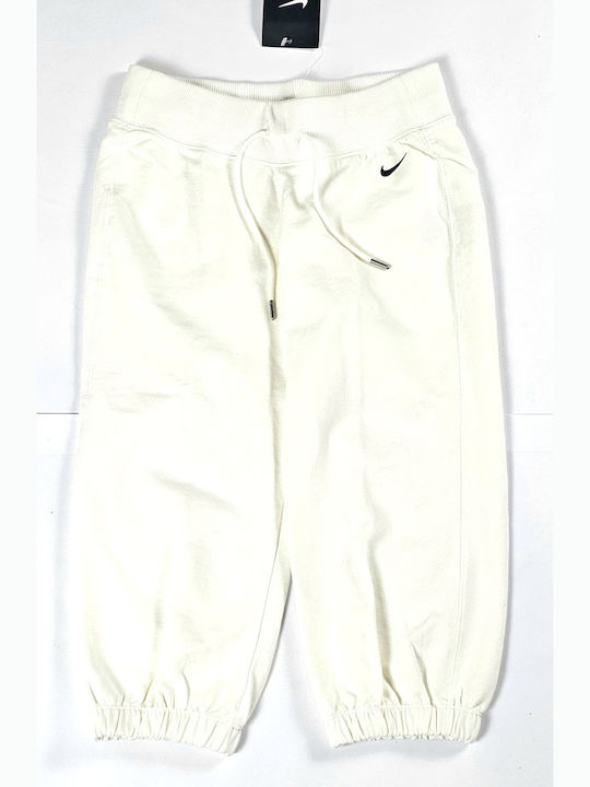 Nike Capri Stretch Solid Damen-Sweatpants Weiß