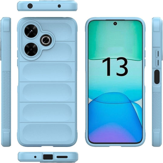 Magic Shield Back Cover Σιλικόνης Γαλάζιο (Redmi 13 / Poco M6 4G)