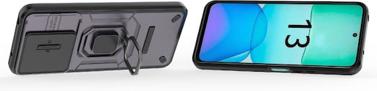 Sliding Camshield Back Cover Silicon / Plastic Violet (Redmi 13)