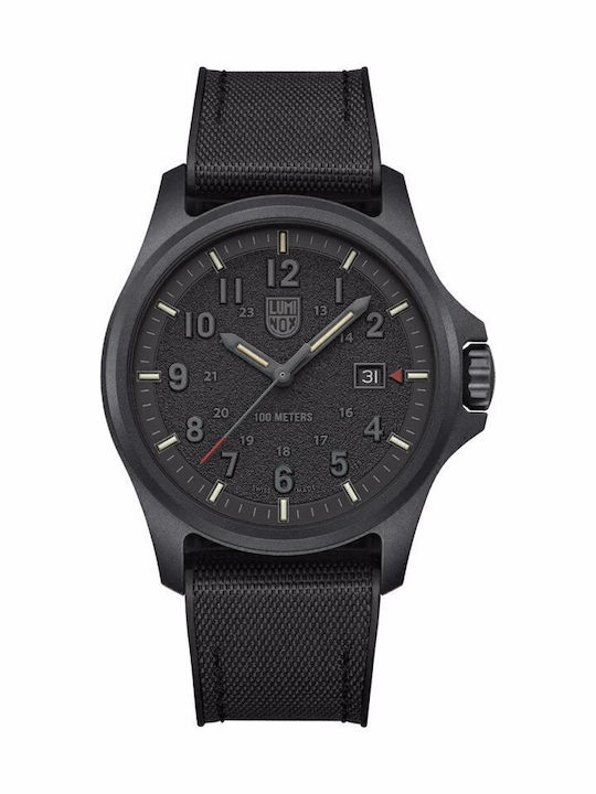 Luminox Atacama Field Мъжки Часовник На Батерия С Черна Каучукова Каишка