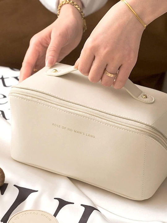 Damen Necessaire in Beige Farbe 25.5cm