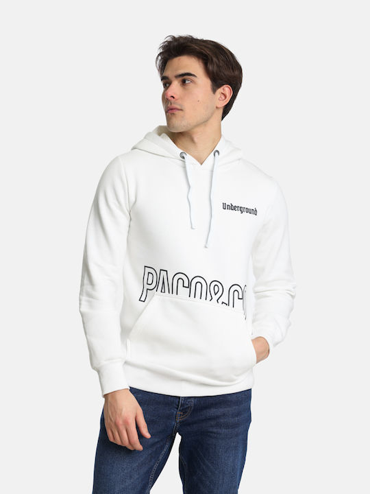 Paco & Co Men's Sweatshirt with Hood White