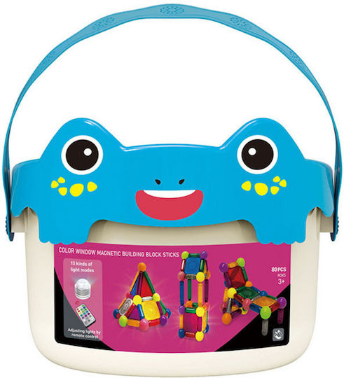 Lean Toys Μαγνητικό Παιχνίδι Κατασκευών για Παιδιά 3+ Ετών