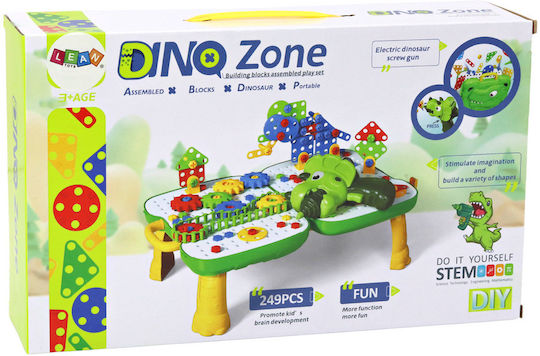 Lean Toys Plastic Construction Toy Diy Set Puzzle Blocks for Children 3+ years+ Years