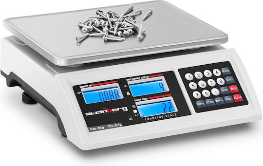 Steinberg Systems Professionelle Waage mit einer Wiegekapazität von 6kg und einer Unterteilung von 6000gr