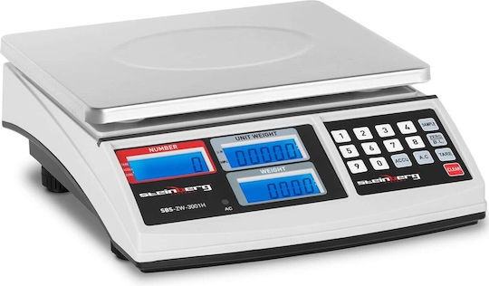 Steinberg Systems Retail Scale with Weighing Capacity of 30kg and Division 3gr