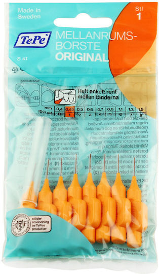 TePe Interdentalbürsten 0.45mm Orange 8Stück