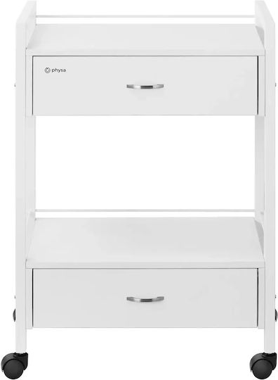 Cosmetic Hairdressing Trolley Helper 2 Drawers 2 Shelves 62.5 X 40 X 85.5 Cm