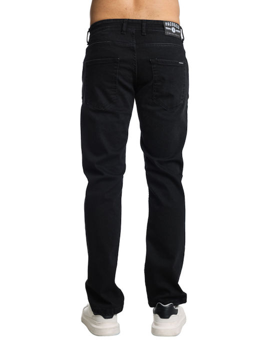Ανδρικό Παντελόνι Τζιν με Slim Εφαρμογή Black