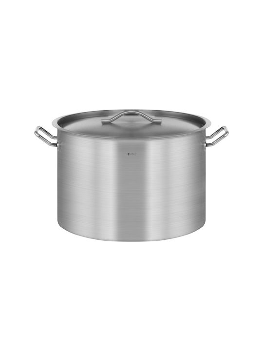 Royal Catering Stainless Steel Cooking Pot Lid Induction Cookers 113 L
