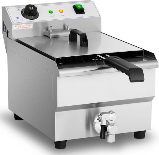 Adjustable Electric Fryer Drain Tap 230 V 3200 W 13 L
