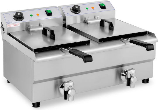 Doppel-Elektro-Gewerbefritteuse Tap 230 V 2 x 3200W 2 x 13 L
