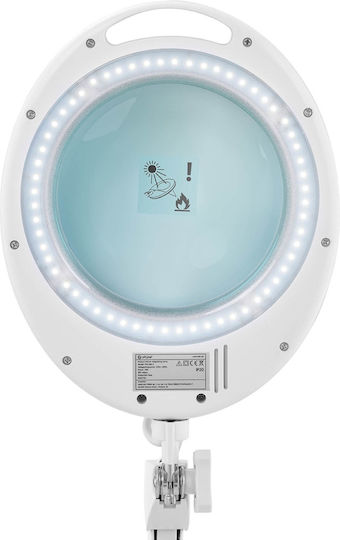 Mobile Cosmetic Magnifying Lamp 5 Dpi 60x Led Glass Diameter 127 Mm