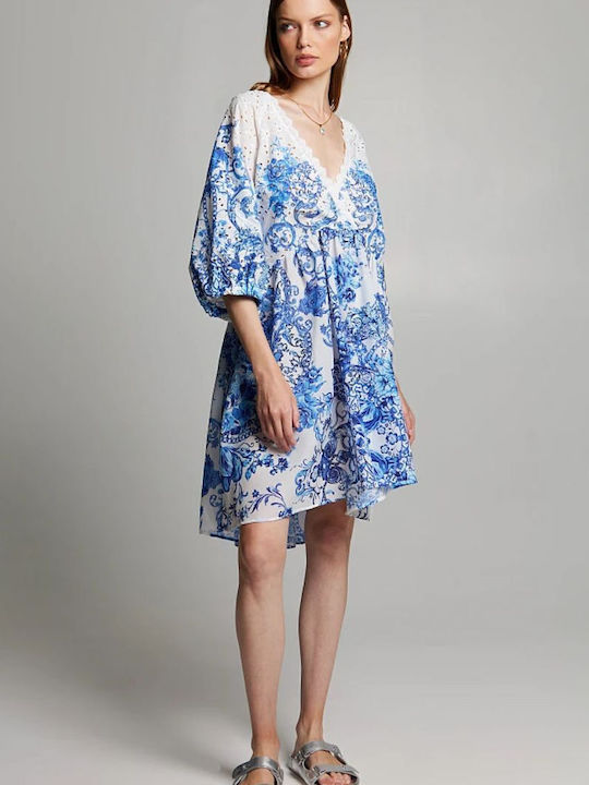 Summer Mini Dress Porcelain