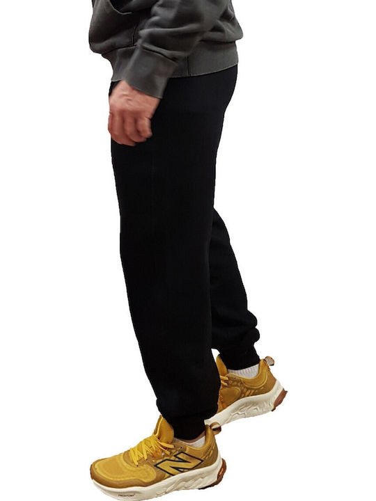 Sweatpants with Elastic Black