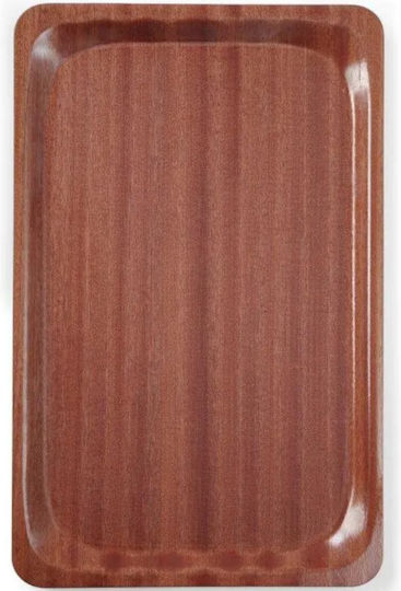 Non-slip Laminated Tray Walnut 460 X 360 Mm Hendi 507025